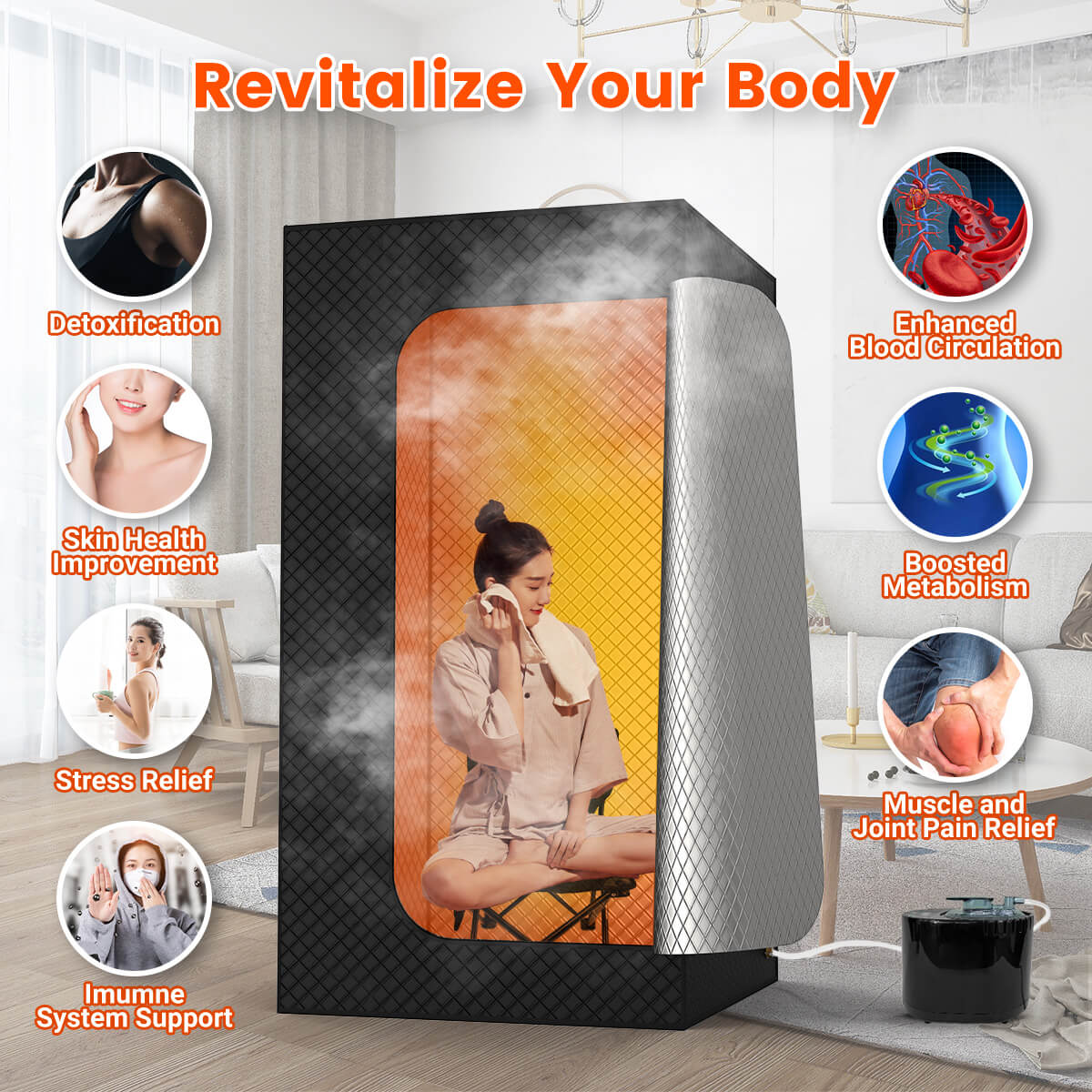 portable steam sauna benefits