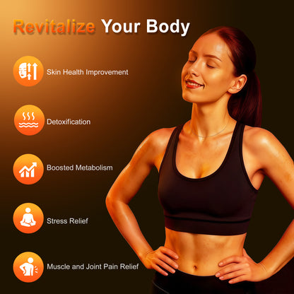 Hybervital Home Portable Steam Sauna Box