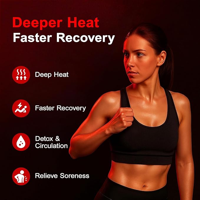 Hybervital Infrared Sauna Box, Newly Upgraded Portable Home Steam Sauna Box