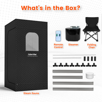 hybervital sauna box configuration